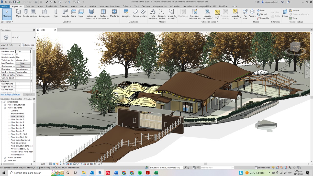 Proceso de diseño en revit